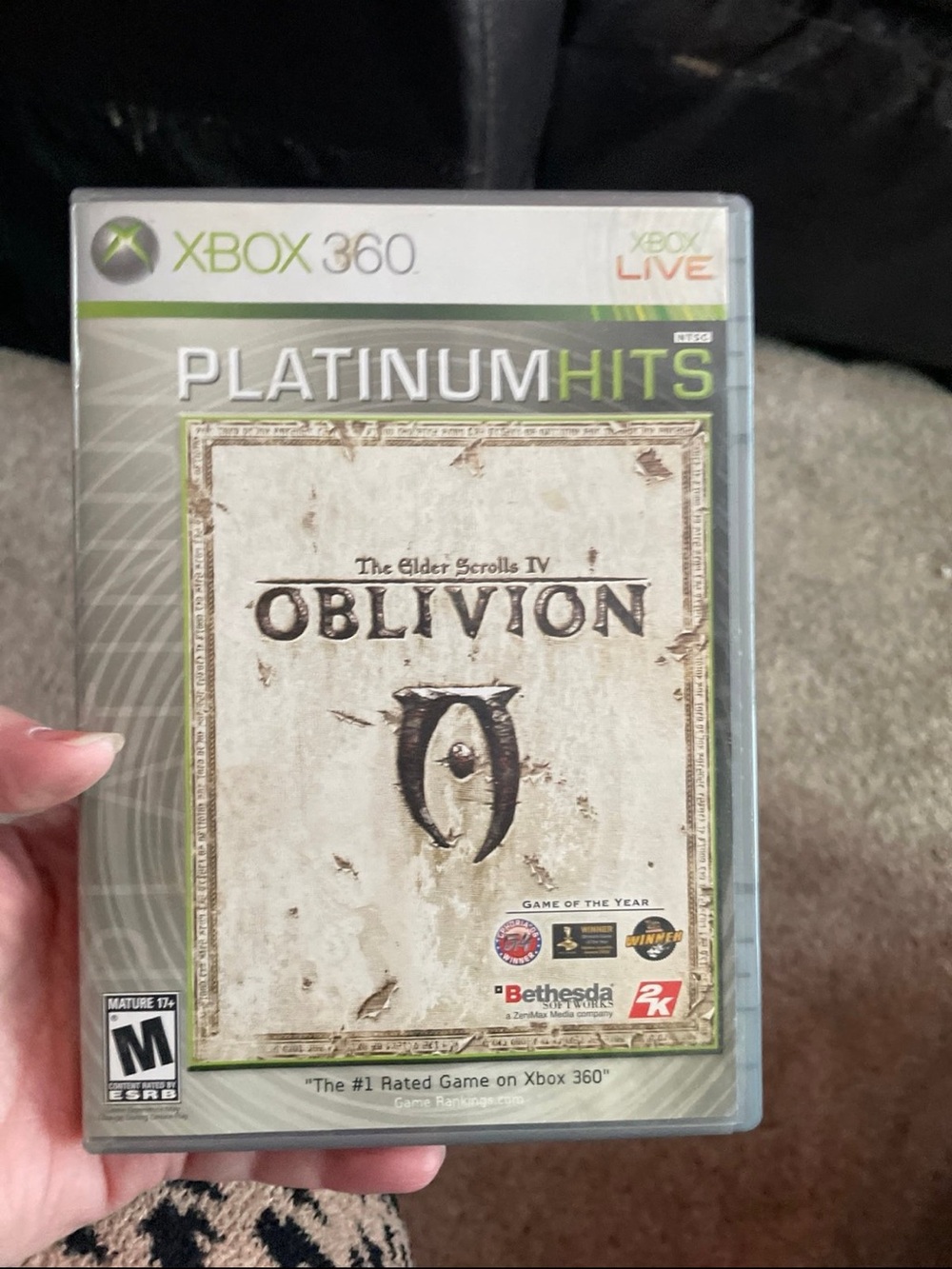 Microsoft Xbox 360 The Elder Scrolls IV: Oblivion Platinum Hits (white, green)